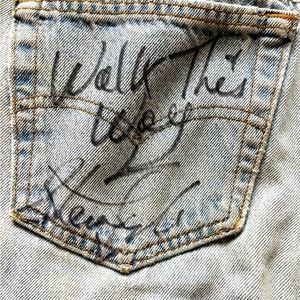 Aerosmith Autographed Levi 501s